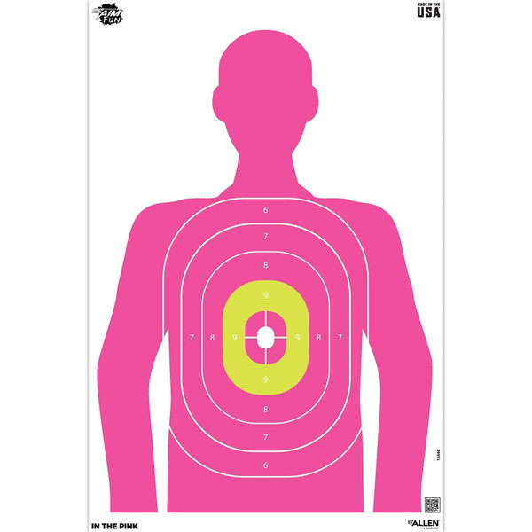 EZAIM Fun Paper 12 X 18 in The Pink Silhouette Target, 8 PK