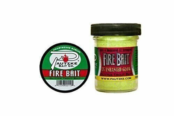 Balls O' Fire Glitter Trout Bait, Chartreuse/Garli Balls O' Fire Glitter Trout Bait, Chartreuse/Garli