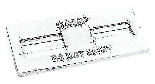 Camp Divers Rectangular Hull Plate Zinc Anode 11.5"L x 5.25"W x 0.625" DP1