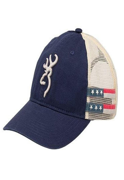 Browning 308770951: Cap, Star Stripes Browning 308770951: Cap, Star Stripes