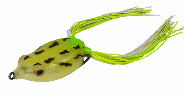 Spro Junior Bronzeye Frog Bait-Pack of 1, Neon Glo
