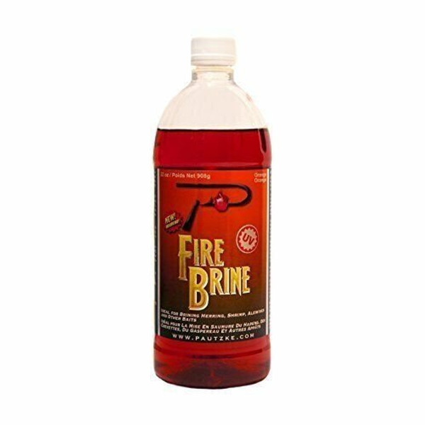 PAUTZKE'S Bait Fire Brine, Orange, 31 oz PAUTZKE'S Bait Fire Brine, Orange, 31 oz