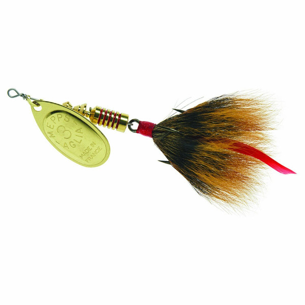 Mepps B3STG Aglia Dressed Treble 1/4-Ounce (Gold/B