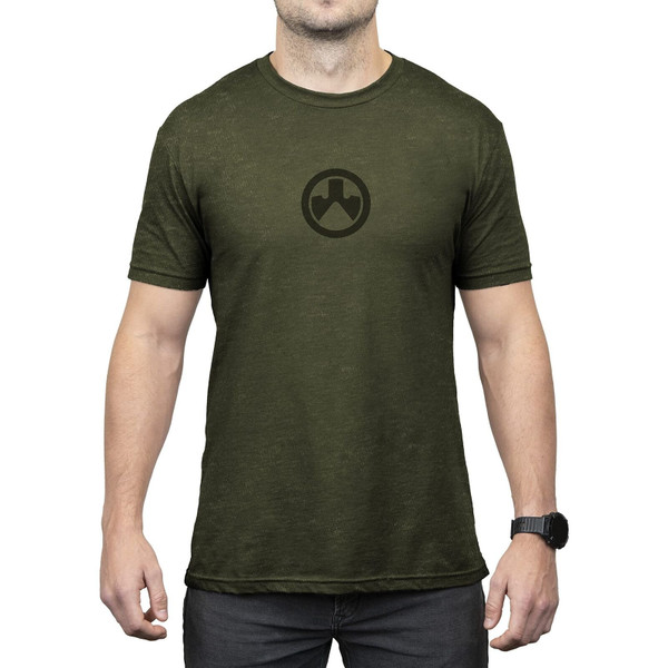 Magpul Men's Icon Logo CVC T-Shirt, Olive Drab Heather, Medium