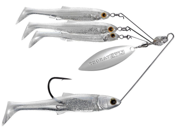 LIVE TARGET Fishing Tackle Lures Ball Medium Pearl White-Silver