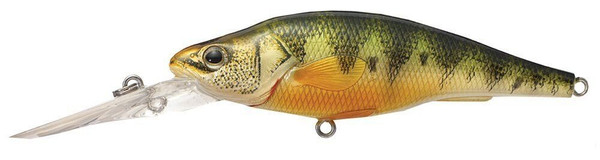 LIVE TARGET Yellow Perch Crankbait, Deep Natural/Matte, 2.625"