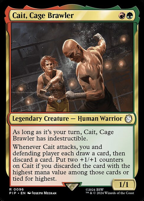 Cait, Cage Brawler (PIP) (Foil) (#96)