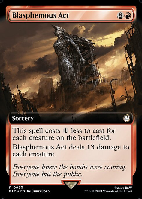 Blasphemous Act (PIP) (SurgeFoil) (Extended Art) (#993)