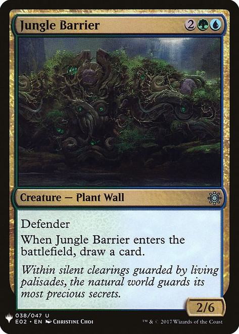 Jungle Barrier (PLST) (#E02-38)