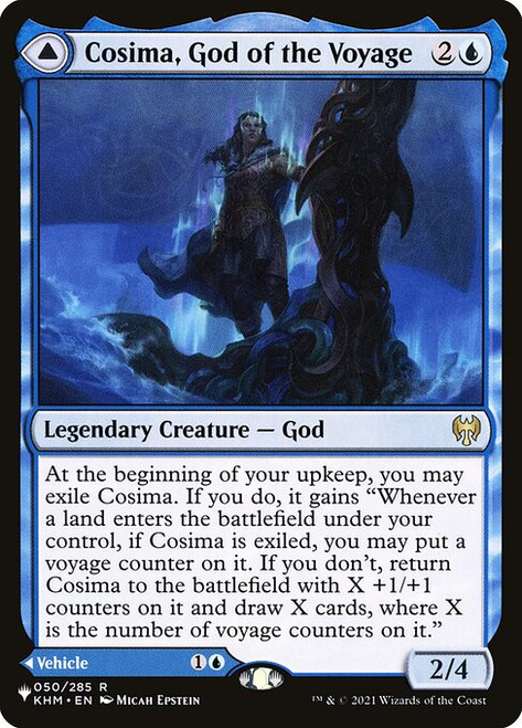 Cosima, God of the Voyage // The Omenkeel (PLST) (#KHM-50)