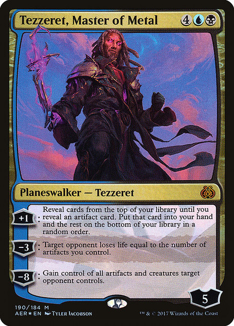 Tezzeret, Master of Metal (AER) (Foil) (#190)