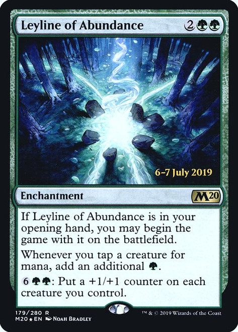 Leyline of Abundance (PM20) (Foil) (#179s)