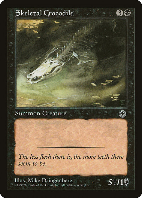 Skeletal Crocodile (POR) (#110)