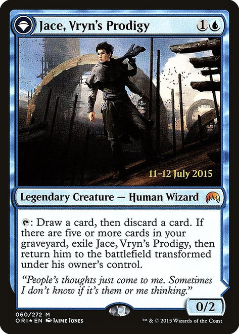 Jace, Vryn's Prodigy // Jace, Telepath Unbound (PORI) (Foil) (#60s)