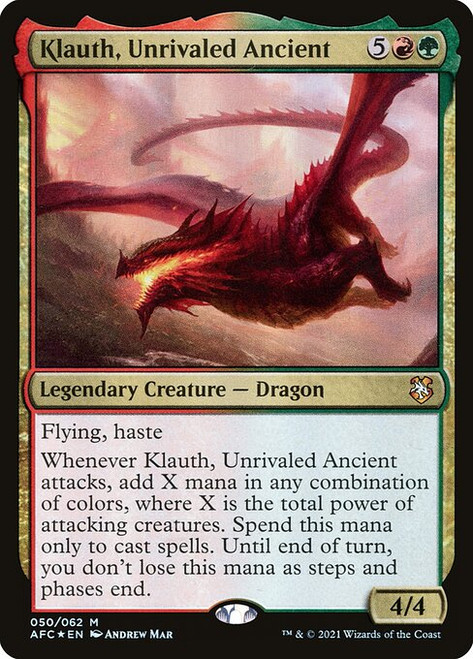 Klauth, Unrivaled Ancient (AFC) (Foil) (#50)