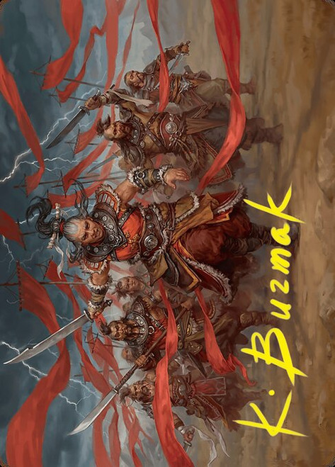 Alesha, Who Laughs at Fate // Alesha, Who Laughs at Fate (AFDN) (Foil) (Borderless) (#14)