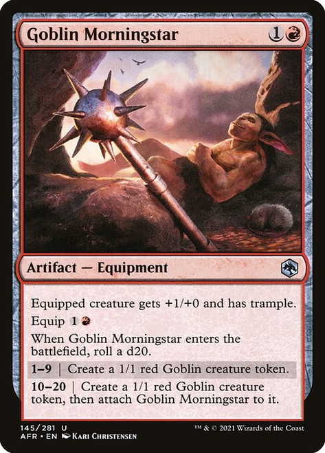 Goblin Morningstar (AFR) (Foil) (#145)