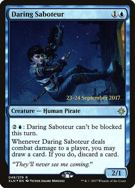 Daring Saboteur (PXLN) (Foil) (#49s)