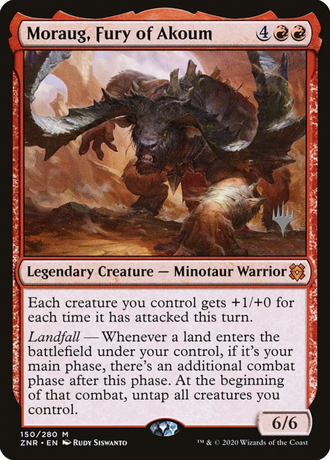 Moraug, Fury of Akoum (PZNR) (Foil) (#150p)
