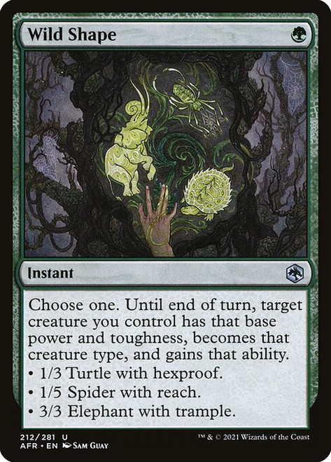Wild Shape (AFR) (Foil) (#212)