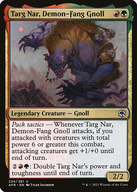 Targ Nar, Demon-Fang Gnoll (AFR) (Foil) (#234)