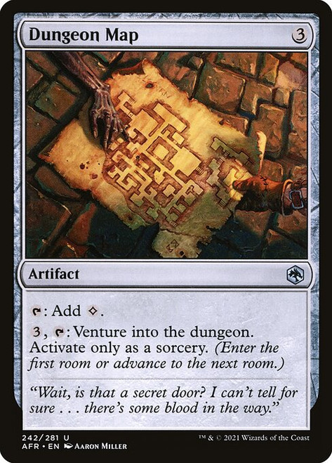 Dungeon Map (AFR) (Foil) (#242)