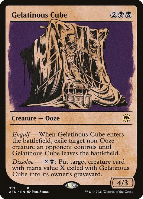 Gelatinous Cube (AFR) (Foil) (Showcase) (#313)