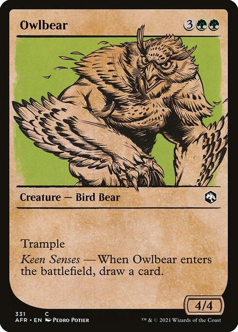 Owlbear (AFR) (Foil) (Showcase) (#331)