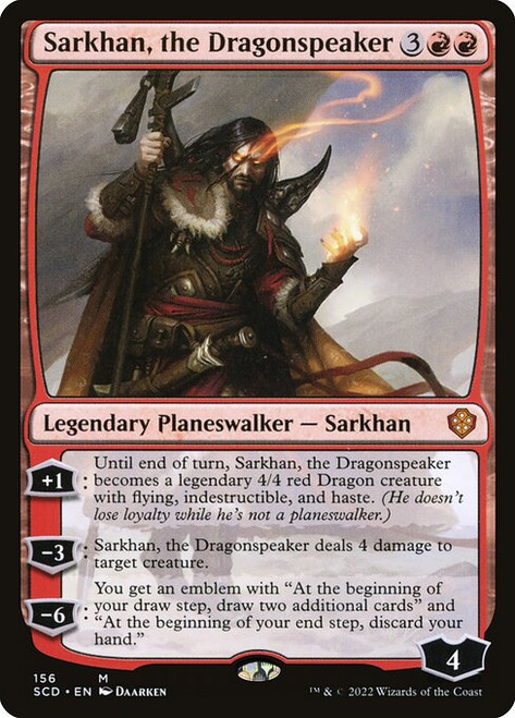 Sarkhan, the Dragonspeaker (SCD) (#156)