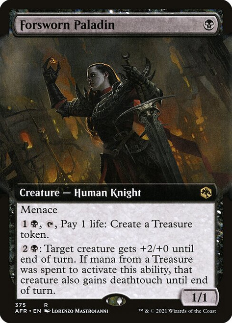 Forsworn Paladin (AFR) (Extended Art) (#375)