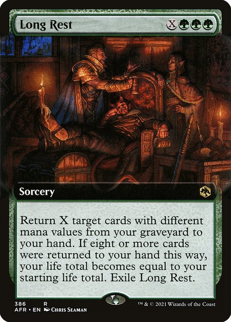 Long Rest (AFR) (Foil) (Extended Art) (#386)