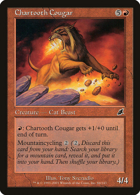 Chartooth Cougar (SCG) (Foil) (#84)