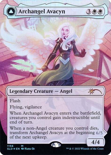 Archangel Avacyn // Avacyn, the Purifier (SLD) (Foil) (Borderless) (#1156)