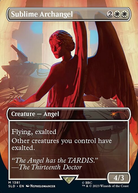 Sublime Archangel (SLD) (Foil) (Borderless) (#1381)