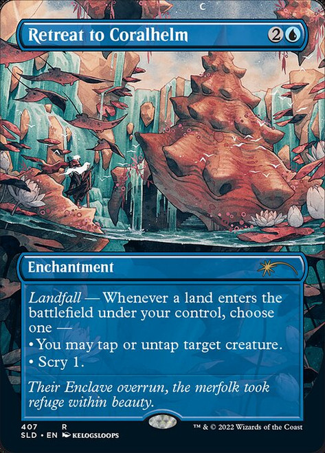 Retreat to Coralhelm (SLD) (Full Art) (#407)