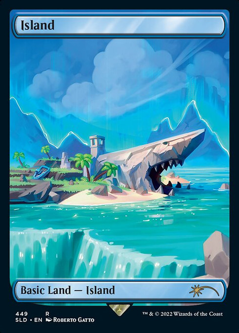 Island (SLD) (Foil) (Full Art) (#449)
