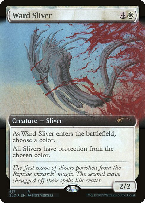 Ward Sliver (SLD) (Foil) (Extended Art) (#617)