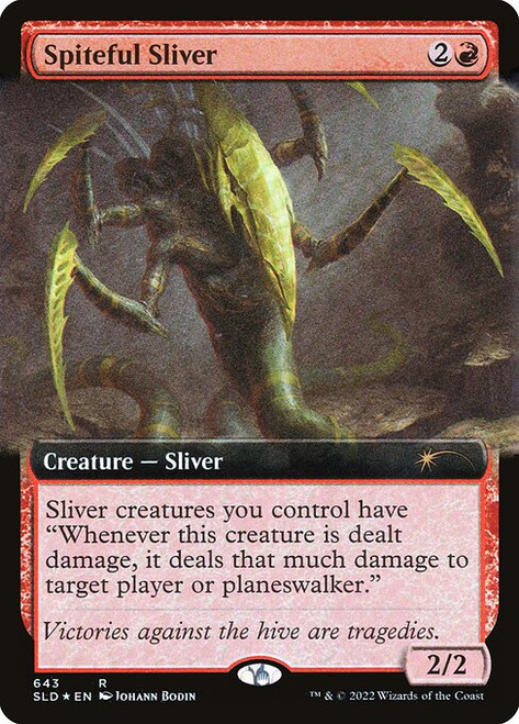 Spiteful Sliver (SLD) (Foil) (Extended Art) (#643)