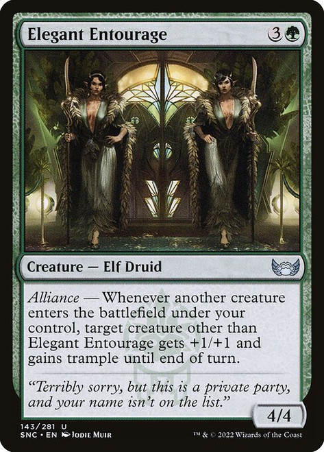 Elegant Entourage (SNC) (Foil) (#143)