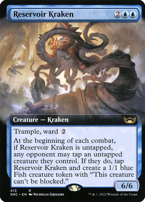 Reservoir Kraken (SNC) (Foil) (Extended Art) (#413)