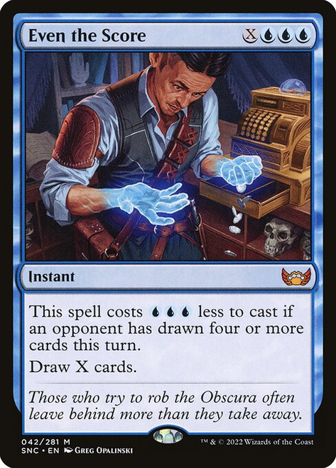 Even the Score (SNC) (Foil) (#42)