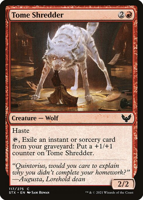 Tome Shredder (STX) (Foil) (#117)