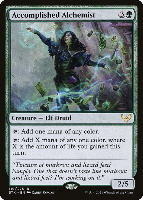 Accomplished Alchemist (STX) (Foil) (#119)