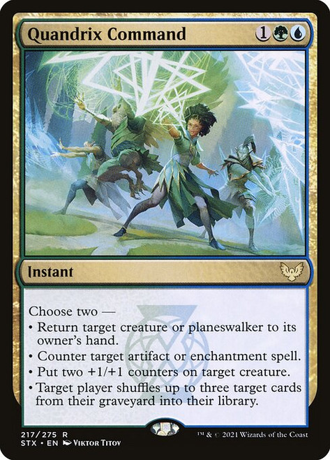 Quandrix Command (STX) (Foil) (#217)