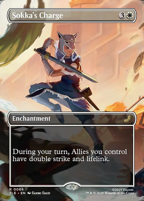 Sokka's Charge (TLE) (Foil) (Borderless) (#66)