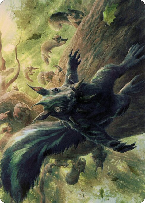 Chatterfang, Squirrel General // Chatterfang, Squirrel General (AMH2) (Foil) (Borderless) (#68)