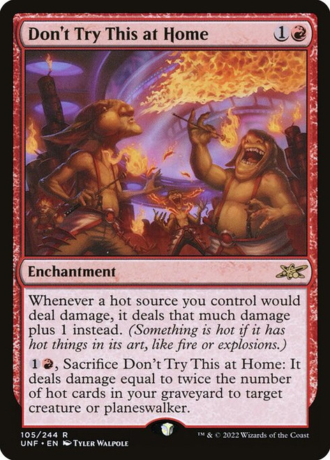 Don't Try This at Home (UNF) (Foil) (#105)
