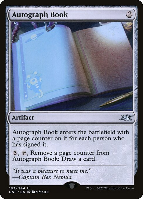 Autograph Book (UNF) (Foil) (#183)