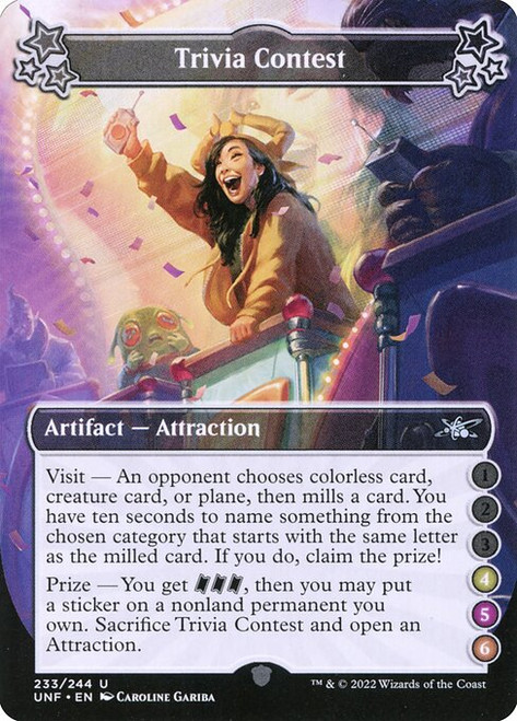 Trivia Contest (UNF) (Foil) (#233f)