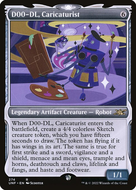 D00-DL, Caricaturist (UNF) (Foil) (Showcase) (#274)